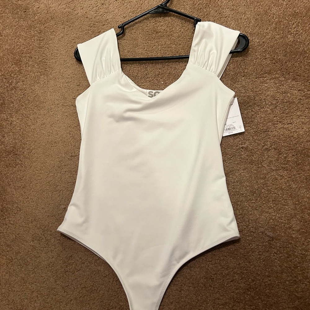 White Kids One Piece Swimsuit